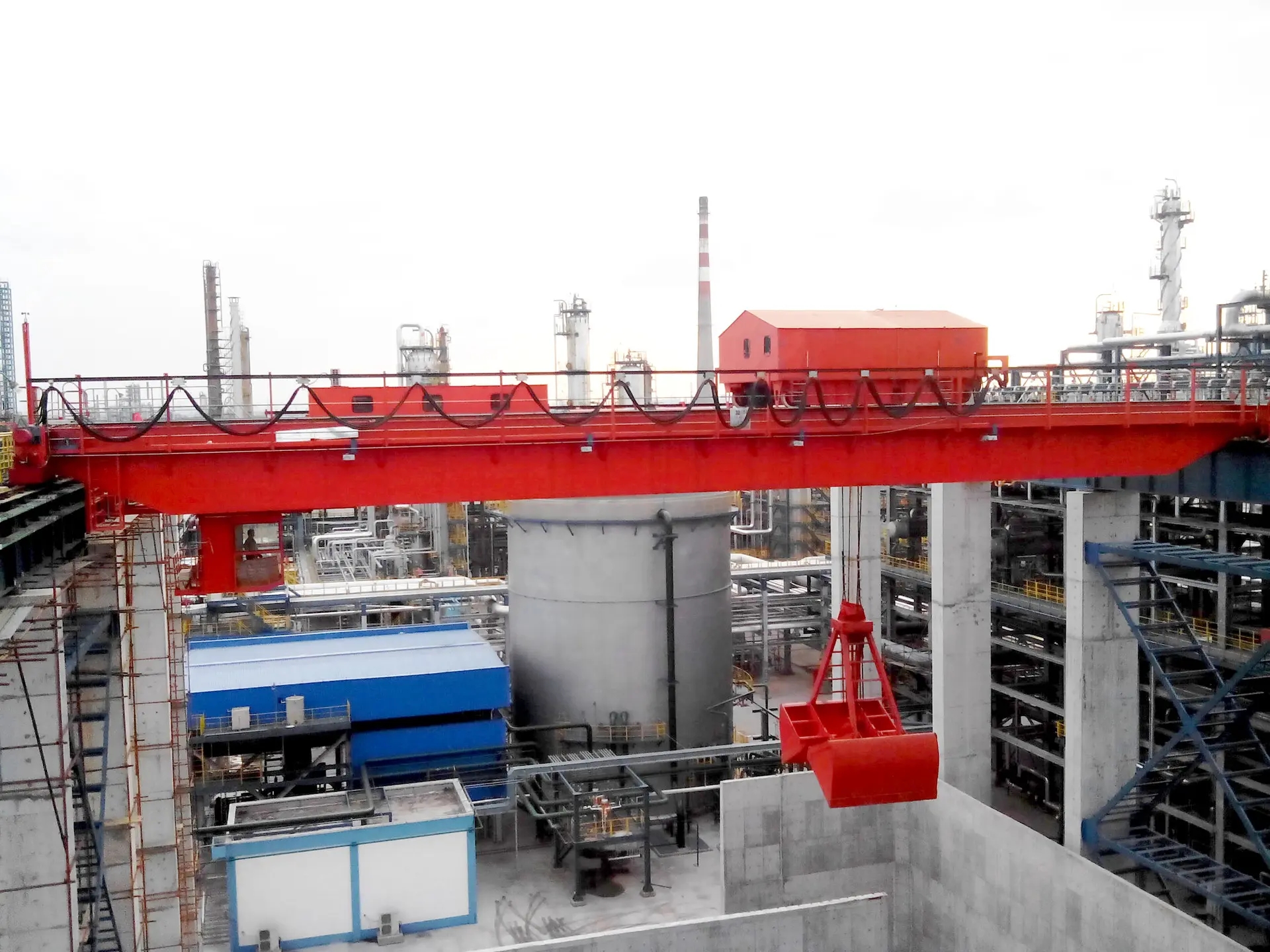 5噸、10噸QZ型雙梁抓斗橋式起重機（行車）技術參數